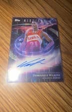 2025-26 Topps Midnight Stroke of Midnight Autographs Dominique Wilkins #SM-DW card