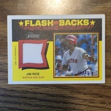 2026 Topps Heritage Flashback Relics Jim Rice #FBR-JR card
