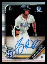 Logan Driscoll 2019 Bowman Draft Chrome Picks Autograph card