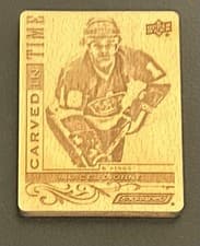 2024-25 Upper Deck Engrained Icons Carved in Time Marcel Dionne #CT-MD card