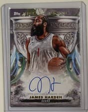 2024-25 Topps Inception Grail Chasing Signatures James Harden #GCS-JH card
