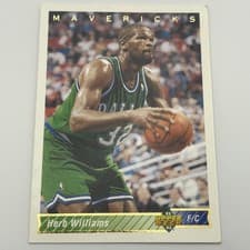 Herb Williams 1992-93 Upper Deck Base Set card