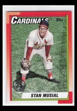 2025 Topps 1990 Topps Baseball (Series One) Stan Musial #T90-95 card
