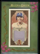 2025 Topps Allen & Ginter Allen & Ginter Mini Framed Relics Freddie Freeman #MFR-FF card