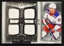 2024-25 Upper Deck The Cup Foundations Quad Jersey Alexis Lafreniere #F-AL card