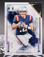 2025 Panini Impeccable Base Set Drake Maye #46 card