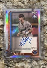 2025 Topps Pro Debut Chrome Autographs Gage Miller #PDC-180 card