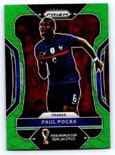 Paul Pogba 2022 Panini Prizm World Cup card