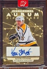 2025-26 Upper Deck Artifacts Aurum Signatures Kevin Stevens #AS-KS card