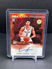 2024-25 Hoops Hot Signatures Rookies Enrique Freeman #HSR-FRE card