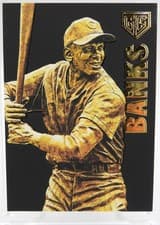 2025 Topps Gilded Collection Statuesque Ernie Banks #SQ-4 card