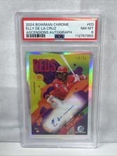 2024 Bowman Chrome Ascensions Autographs Elly De La Cruz #BAA-ED card