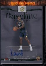 2025-26 Finest Baseline Autographs Kam Jones #BA-KJ card