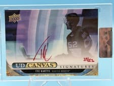 2024-25 Upper Deck Clear Cut Canvas Signatures Tye Kartye #CS-TK card
