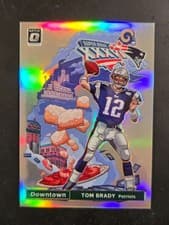 Tom Brady 2020 Panini Donruss Optic Downtown card