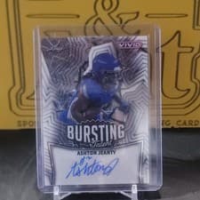 2025 Leaf Vivid Bursting With Talent Autographs Ashton Jeanty #TA-AJ1