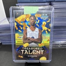 AJ Dybantsa 2025-26 Bowman Sapphire Treasured Talents NIL card