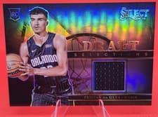 2024-25 Panini Select Draft Selections Memorabilia Tristan da Silva #DSM-TDS card