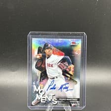 2024 Finest Moments Autographs Pedro Martinez #FMA-PM card
