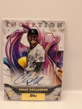 2025 Topps Inception Rookie & Emerging Stars Autographs Chase Dollander #RESA-CDO card