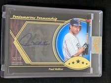 2025 Topps Five Star Pentamerous Penmanship Autographs Paul Molitor #PP-PM card