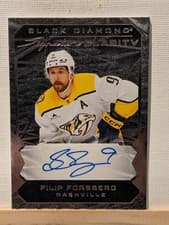 2025-26 Upper Deck Black Diamond Signature Clarity Filip Forsberg #SC-FF card