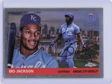 2025 Topps Chrome Platinum 1955 Topps City Variations Bo Jackson #55CV-34 card