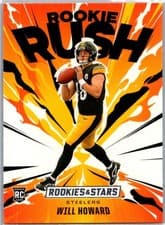2025 Panini Rookies & Stars Rookie Rush Will Howard #13 card