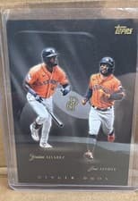 2025 Topps Dynamic Duals Dinger Duos Yordan Alvarez / Jose Altuve #DD-08 card