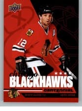 2025-26 Upper Deck Chicago Blackhawks Centennial Box Brent Sutter #27 card