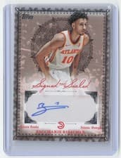 2025-26 Topps Signed and Sealed Zaccharie Risacher #BSI-ZR card