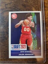 Jalen Johnson 2021-22 Panini NBA Sticker & Card Collection Base Set card