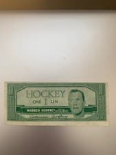 Warren Godfrey 1962 Topps Hockey Bucks card