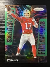 2025 Panini Prizm Fireworks Josh Allen #23 card