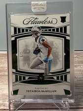 Tetairoa McMillan 2025 Panini Flawless Simply Flawless card