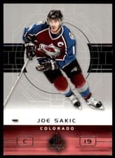 Joe Sakic 2002 SP Authentic card