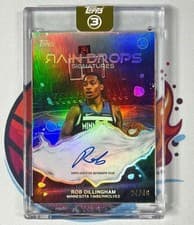 2025-26 Topps 3 Raindrops Signatures Rob Dillingham #RS-RD card