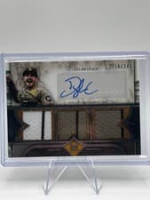 2025 Topps Museum Collection Single Player Signature Swatches Triple Relic Autographs Dylan Cease #SPTRA-DCE card