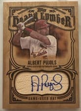 2026 Topps Heavy Lumber Autograph Relics Albert Pujols #HL2-AP card