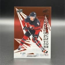 Joshua Roy 2024-25 Upper Deck Ice Ice Premieres Minis card