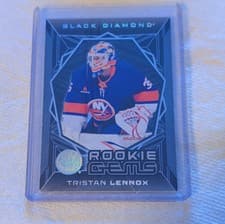 2025-26 Upper Deck Black Diamond Rookie Gems Tristan Lennox #RG-TL card
