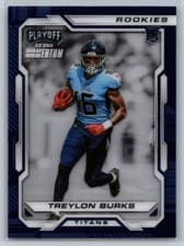 Treylon Burks 2022 Panini Chronicles Playoff Momentum Rookies card