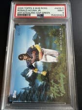 2025 Topps X Bob Ross: The Joy of Baseball Art of Stealing Ronald Acuña Jr. #AOS-5 card