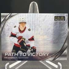 2025-26 O-Pee-Chee Platinum Path to Victory Tim Stutzle #PV-6 card