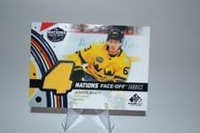 2025-26 SP Game Used 2025 4 Nations Face-Off Fabrics Jesper Bratt #4N-JB card