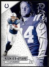 2025 Panini Rookies & Stars Rookie Exclusive Tyler Warren #29 card