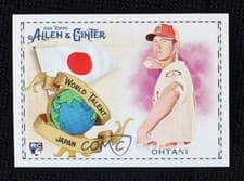 Shohei Ohtani 2018 Topps Allen & Ginter World Talent card
