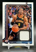 2025-26 Topps Flagship Real One Relics Jalen Williams #FRO-JW card