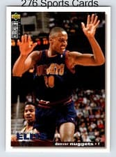 LaPhonso Ellis 1995-96 Collector's Choice Base Set card