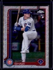 2025 Topps Chrome Logofractor Edition Base Set Matt Shaw #219 card